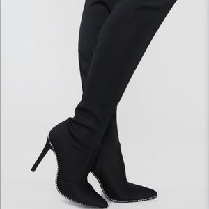 Fashion nova over the knee high boots